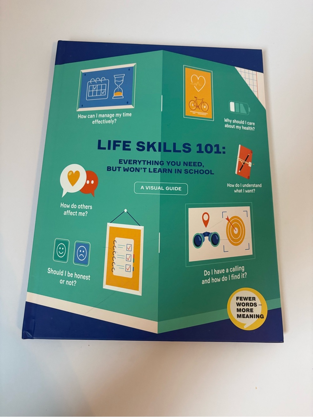 Life Skills 101 Visual Guide - Teal & Navy Book